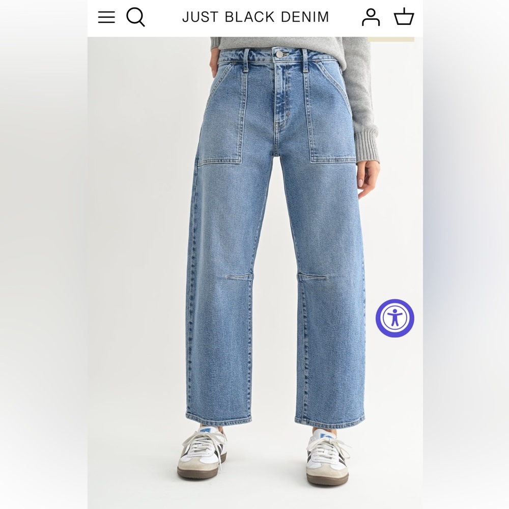 Just Black Women's Blue Jeans